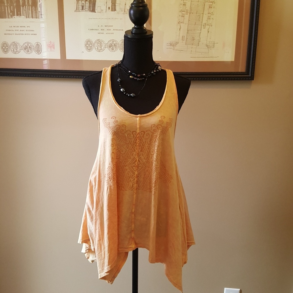 3/$25 Adorable Cantaloupe Tank Top